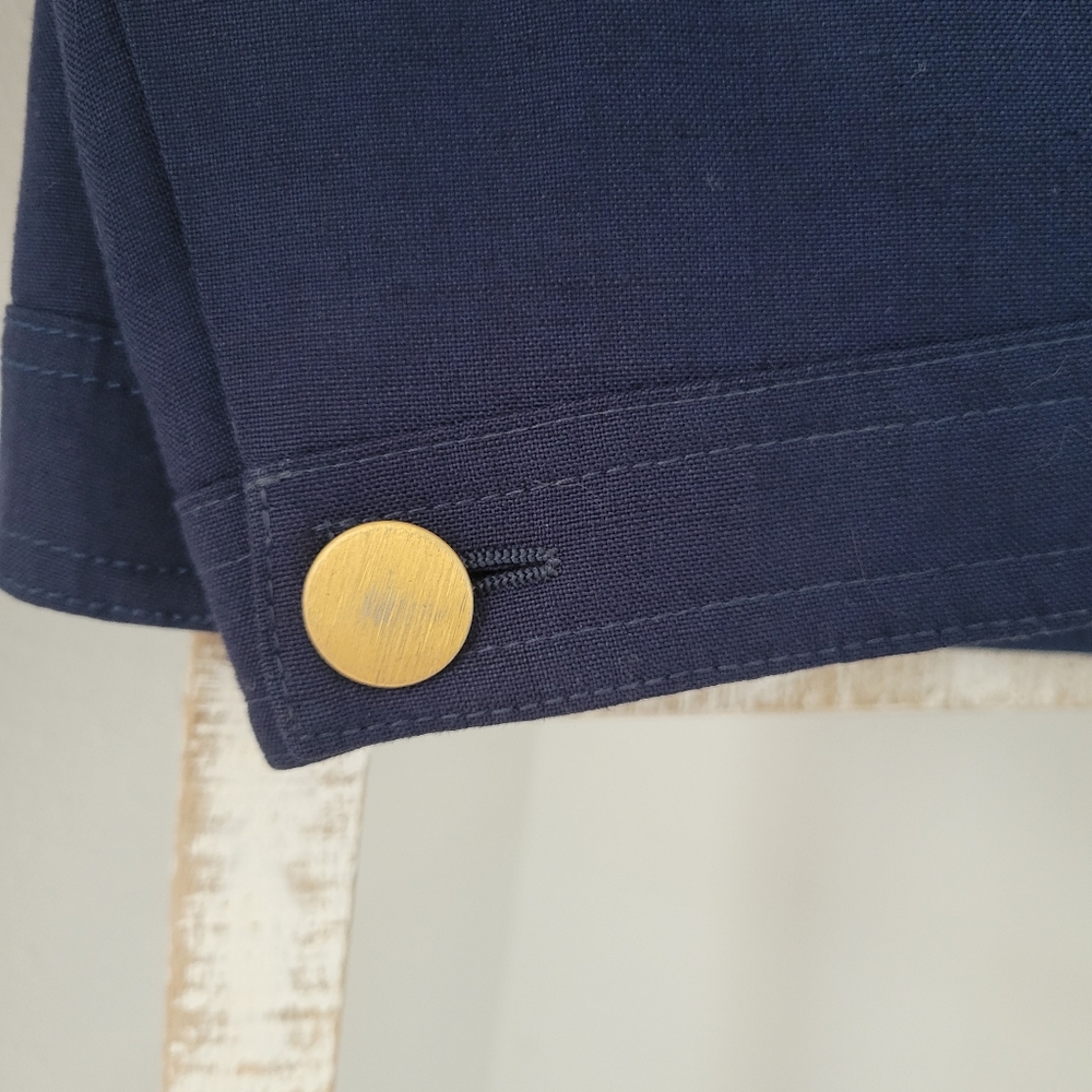 Gucci Uniform Blazer Jacket Sz EU 42 Navy Blue Gold Buttons - Picture 5 of 14